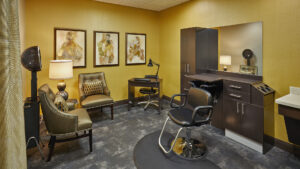 We want out patients to feel at home and have a hair salon and nail bar so they can feel pampered during their stay.