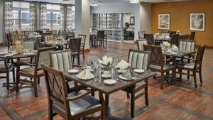 Restaurant quality meals are prepared by our in-house chefs along with a customized nutrition plan by our certified dietitian.