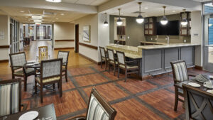 Skilled nursing and rehabilitation services provided in a facility that feels like a hotel so you can concentrate on what is most important: getting healthy and working towards a safe discharge.